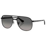 Ray Ban Sonnenbrille RB3793 Bill Max Polished Black Dark Grey Gradient Light Grey Präsentation