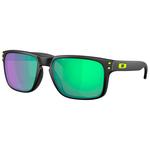Oakley Sonnenbrille Holbrook Court Collection Matte Black Prizm Road Jade Präsentation