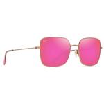 Maui Jim Sonnenbrille Lipine Shiny Gold Pink Maui Sunrise MauiPure Präsentation