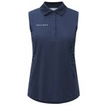 Rohnisch Polohemde Nicky Sleeveless Poloshirt Micro R Check Navy Präsentation