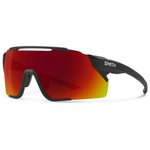 Smith Sonnenbrille Attack Mag Mtb Matte Black Chromapop Red Mirror Präsentation