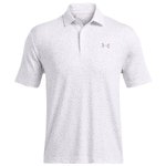 Under Armour Polohemde Playoff 3.0 Printed Polo White Tetra Gray Präsentation