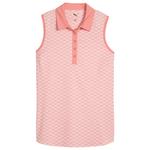 Puma Golf Polohemde Cloudspun Scallop Sl Pink Fruit Präsentation