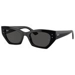 Ray Ban Sonnenbrille RB4430 Zena Polished Black Dark Grey Präsentation