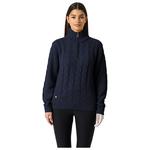 Daily Sports Cable Pullover Lined Navy 