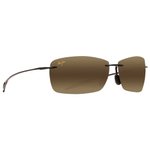 Maui Jim Sonnenbrille Lighthouse Noir Brillant Bronze Präsentation