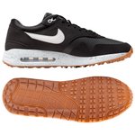 Nike Schuhe ohne Spikes Air Max 1 86 Og G Black White Anthracite Gum Medium Brown Präsentation