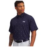 Under Armour Polohemde Playoff 3.0 Printed Polo Midnight Navy White Präsentation