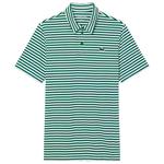 Lacoste Polohemde Thin Stripes Green White Präsentation