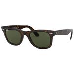 Ray Ban Sonnenbrille RB2140 Original Wayfarer Classic Polished Tortoise Green G-15 Präsentation