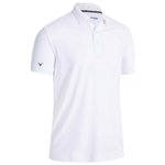 Callaway Golf Polo Solid Ribbed Polo Bright White Présentation