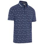 Callaway Golf Polohemde Emea Ss Geo Cocktail Print Peacoat Präsentation