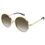 Chloé Lunettes de soleil CH0321S 006 Gold Présentation