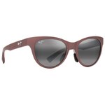 Maui Jim Sonnenbrille Hulahe Metal Matte Dark Rose Neutral Grey Mineral Superthin Präsentation