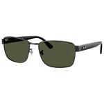 Ray Ban Sonnenbrille RB3750 Polished Black Green G-15 Präsentation