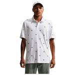 Nike Polo Par 5 Icon Stack Print White Malachite Présentation