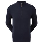 Footjoy Pullover Wool Blend 1/2 Zip Pullover Navy Präsentation