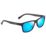 Maui Jim Kowelo Shiny Trans Dark Grey Blue Hawaii MauiPure 