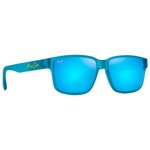 Maui Jim Sonnenbrille Kuniahi Asian Fit Matte Trans Blue Blue Hawaii MauiPure Präsentation