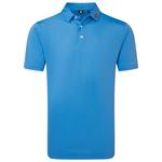 Footjoy Polohemde Stretch Pique Solid Coastal Blue Präsentation