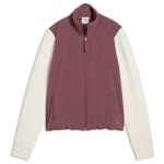Puma Golf Jacke W Cloudspun Fleece Hybrid Rich Cocoa Warm White Präsentation