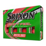 Srixon Balles neuves Soft Feel 12 Brite Red Présentation