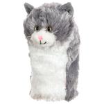 Daphne Schlägerhaube Couvre-Bois Peluche Grey and White Cat Präsentation