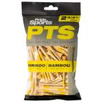Pride Sports Tees PTS Bamboo 2 3/4In Tees Yellow Pack 100 Präsentation