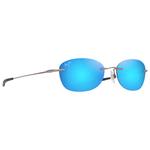 Maui Jim Sonnenbrille Kaila Matte Light Ruthenium Blue Hawaii MauiUltra Präsentation