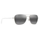 Maui Jim Sonnenbrille Naauao Argent Brillant Gris Neutre MauiPure Präsentation