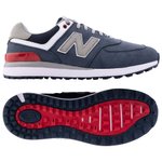 New Balance Schuhe ohne Spikes 574 Greens V2 Green Navy Präsentation