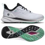 Footjoy Chaussures sans spikes Pro SL White Black Teal Présentation