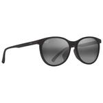 Maui Jim Sonnenbrille Alahee Shiny Black Neutral Grey Minéral Superthin Präsentation
