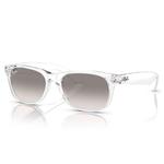 Ray Ban Lunettes de soleil RB2132 New Wayfarer Classic Polished Transparent Light Grey Gradient Présentation