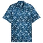 Puma Golf Polohemde Cloudspun Coastal Claret Deep Navy Präsentation