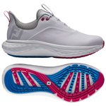 Footjoy Schuhe ohne Spikes Quantum Women White Blue Pink Präsentation