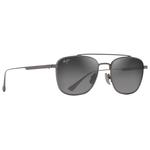 Maui Jim Sonnenbrille Kahana Shiny Dark Ruthenium Neutral Grey MauiBrilliant Präsentation