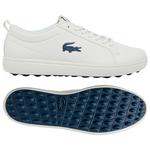 Lacoste Schuhe ohne Spikes G-Elite Off White Navy Präsentation