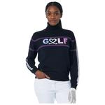 Daily Sports Pullover Logo Roll-Neck Pullover Black Präsentation