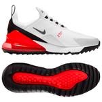 Nike Schuhe ohne Spikes Air Max 270 G White Cool Grey Neutral Präsentation