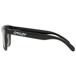 Oakley Sonnenbrille Frogskins Polished Black Prizm Black Profilansicht