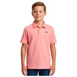 Under Armour Polo Matchplay Junior Posh Pink Midnight Navy Présentation