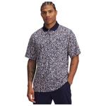 Under Armour Polohemde Perf 3.0 Printed Polo Midnight Navy Downpour Gray Präsentation