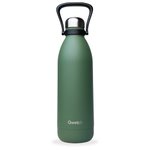 Qwetch Trinkflasche Titan 1.5L Matt Granite Kaki Präsentation