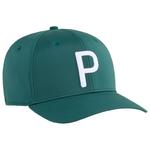 Puma Golf Cap Heritage P Cap Dark Myrtle White Glow Präsentation