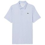 Lacoste Polo All Over Print Crocodile Or Club Phoenix Blue Navy Blue Présentation