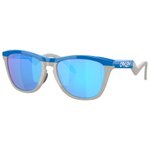 Oakley Frogskins Primary Blue Cool Grey Prizm Sapphire 