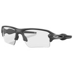 Oakley Flak 2.0 XL Steel Clear Black Iridium Photochromic 