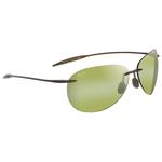 Maui Jim Lunettes de soleil Sugar Beach Shiny Trans Khaki Green Maui Ht MauiPure Présentation