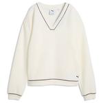 Puma Golf Pullover W Cloudspun Fleece V Warm White Präsentation